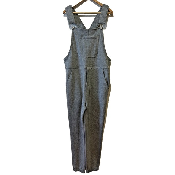 Empyre Other - Empyre Men's Bib Overalls Gray Fleece Size M Loungewear Comfy Warm Outdoor